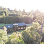 Casa sustentable en el sur de Chile diseñada para climas fríos.