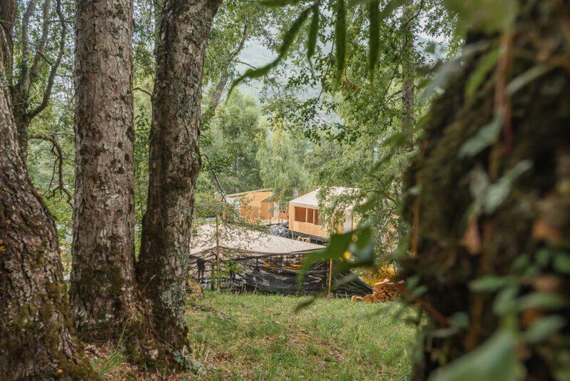 Construcción de casa con aislación térmica en el sur de Chile