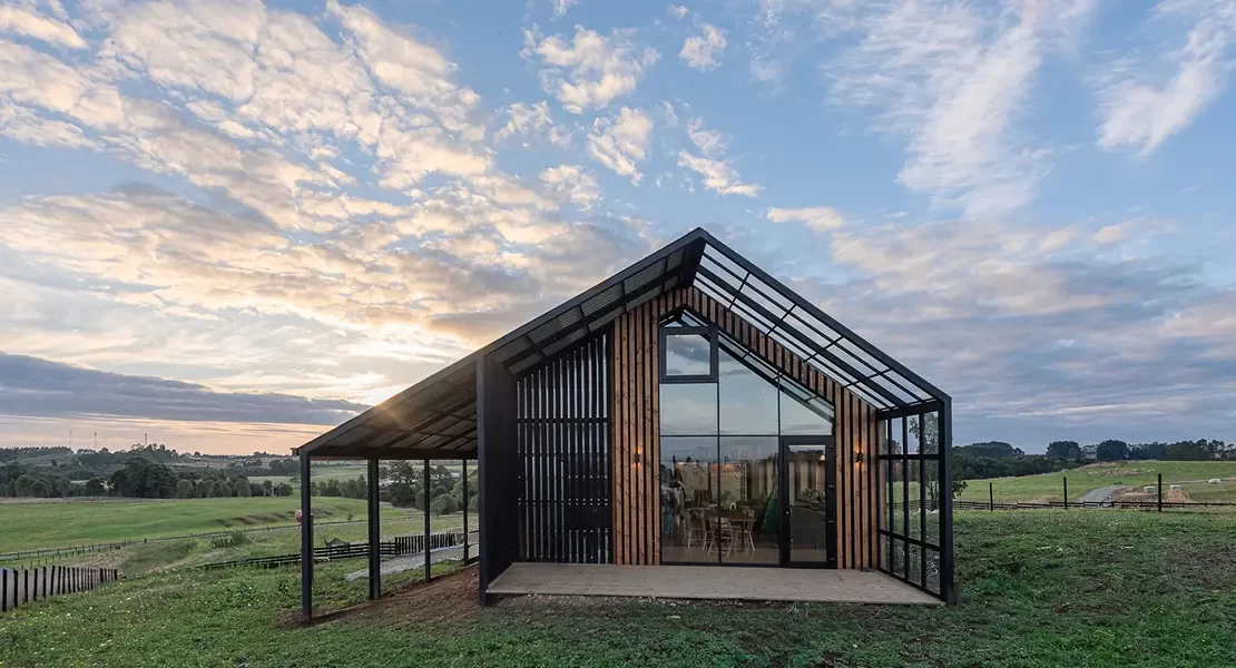 Casa sustentable con diseño bioclimático en Totoral, Llanquihue