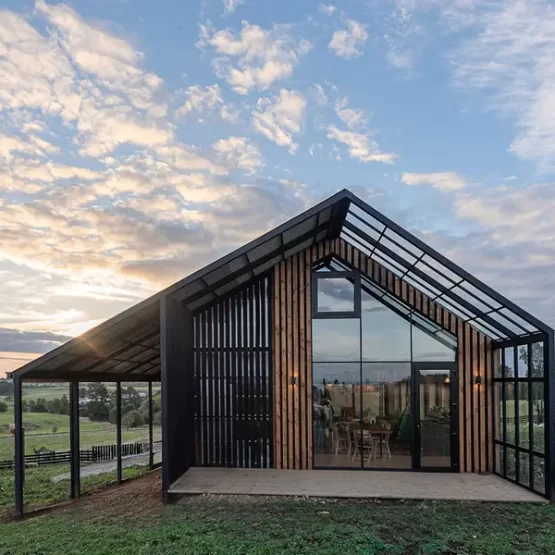 Casa sustentable con diseño bioclimático en Totoral, Llanquihue